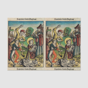 Saint Stephen Protomartyr First Martyr Tissue Paper