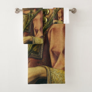 Saint Stephen the Protomartyr Fine Art Iconography Bath Towel Set