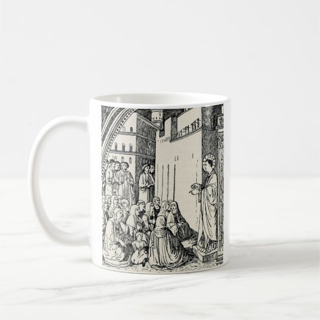Saint Stephen the Protomartyr Fine Art Iconography Coffee Mug (Left)