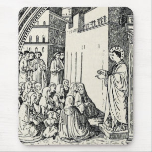 Saint Stephen the Protomartyr Fine Art Iconography Mouse Pad