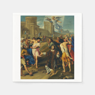 Saint Stephen the Protomartyr Fine Art Iconography Napkin