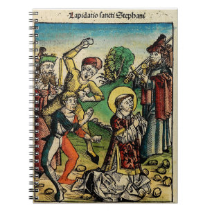Saint Stephen the Protomartyr Fine Art Iconography Notebook