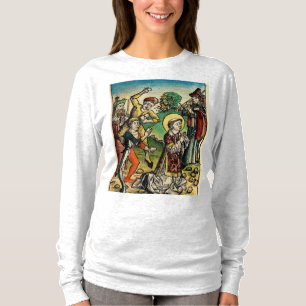Saint Stephen the Protomartyr Fine Art Iconography T-Shirt