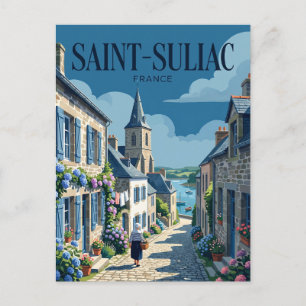 Saint-Suliac France Postcard