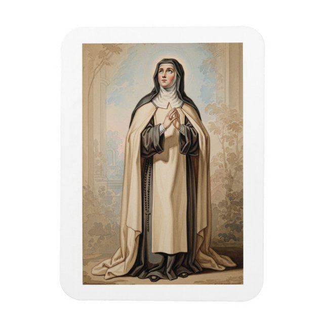 Saint Teresa of Avila, Catholic Saint Art Magnet (Vertical)