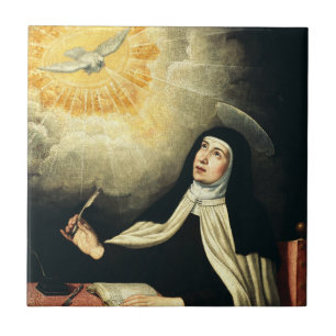 Saint Teresa of Avila Ceramic Tile