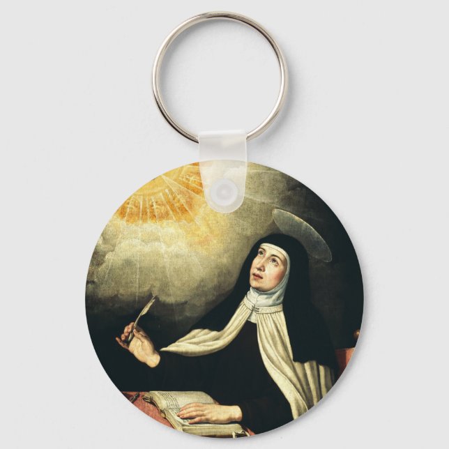 Saint Teresa of Avila Key Ring (Front)