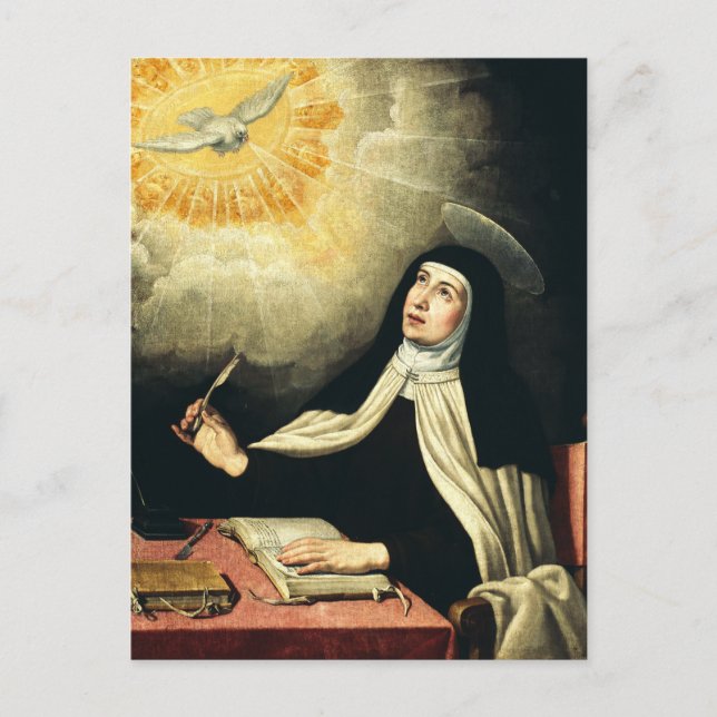 Saint Teresa of Avila Postcard (Front)