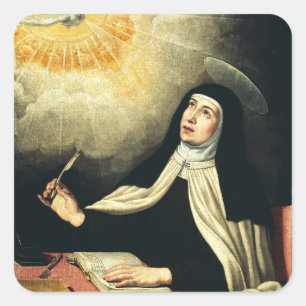Saint Teresa of Avila Square Sticker
