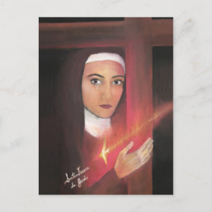 Saint Teresa of Jesus. Postcard