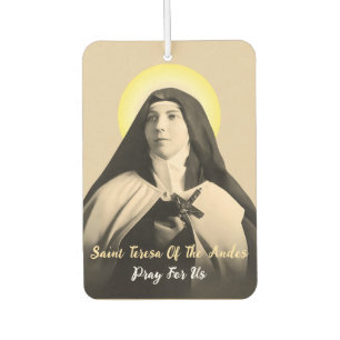 SAINT TERESA OF THE ANDES CAR AIR FRESHENER