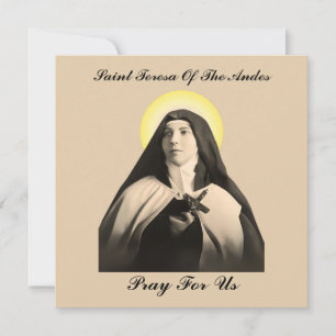 SAINT TERESA OF THE ANDES INVITATION