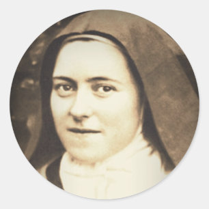 SAINT THERESE OF LISIEUX CLASSIC ROUND STICKER