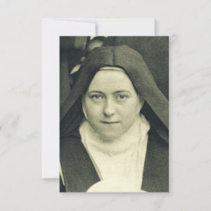Saint Thérèse of Lisieux Holy Card
