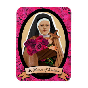 Saint Therese of Lisieux icon fridge magnet