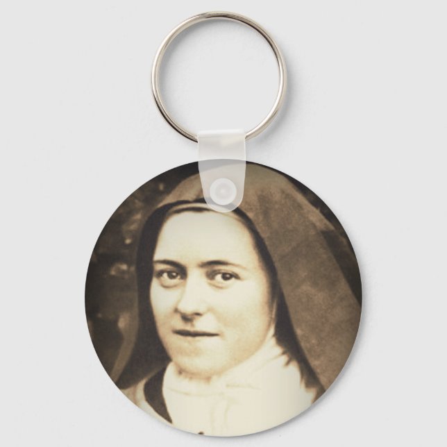 SAINT THERESE OF LISIEUX KEY RING (Front)