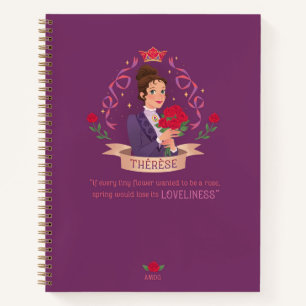 Saint Thérèse of Lisieux Spiral Notebook