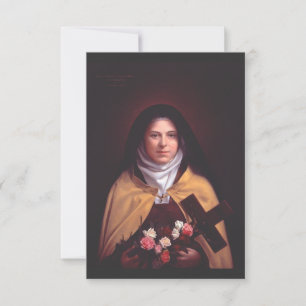 Saint Therese of Lisieux Thank You Card