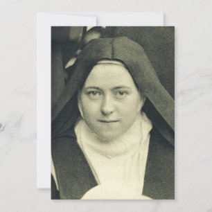 Saint Therese of the Child Jesus and the Holy Face Holiday Card