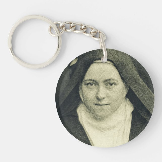 Saint Therese of the Child Jesus and the Holy Face Key Ring (Front)