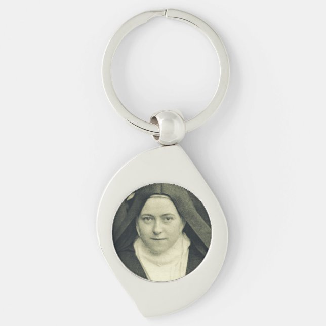 Saint Therese of the Child Jesus and the Holy Face Key Ring (Front)