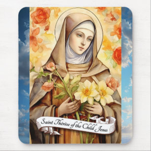 Saint Thérèse of the Child Jesus Mouse Pad