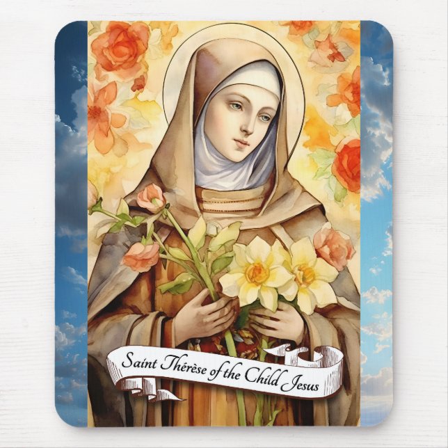 Saint Thérèse of the Child Jesus Mouse Pad (Front)
