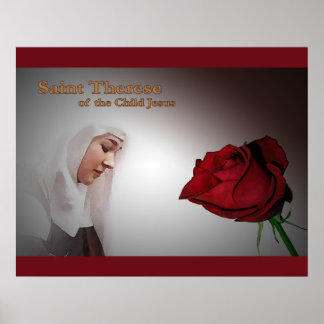 Saint Therese Poster