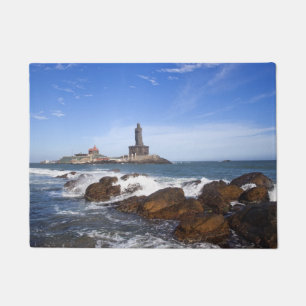 Saint Thiruvalluvar Statue   Tamil Nadu, India Doormat