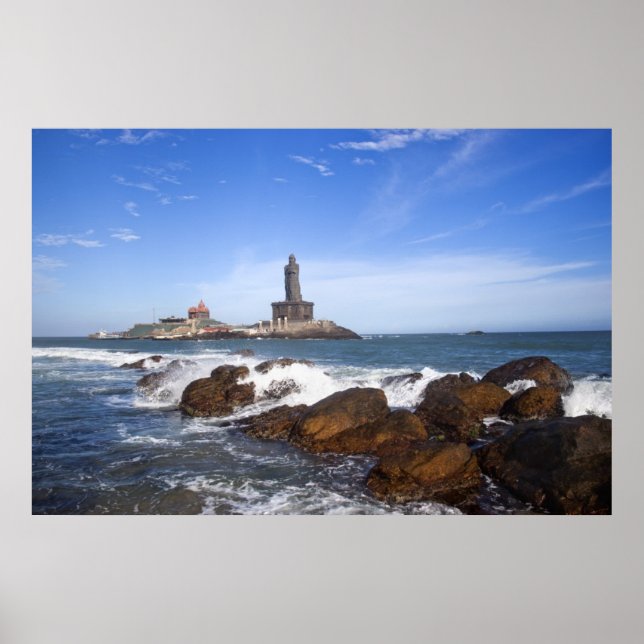 Saint Thiruvalluvar Statue | Tamil Nadu, India Poster (Front)