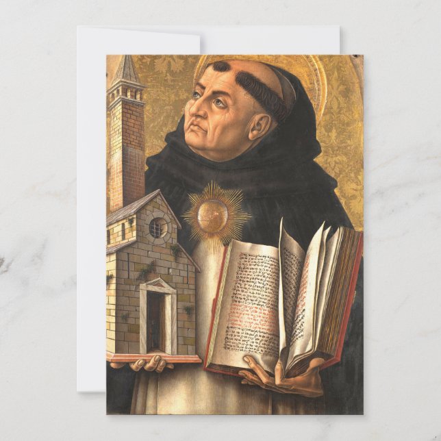 Saint Thomas Aquinas Holiday Card (Front)
