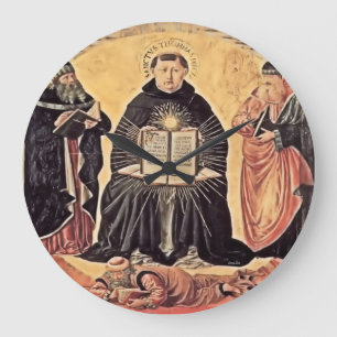 Saint Thomas Aquinas Large Clock