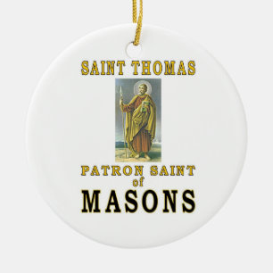 SAINT THOMAS CERAMIC ORNAMENT