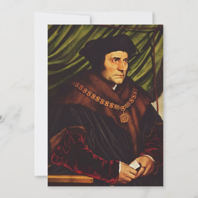 Saint Thomas More Invitation (Front)