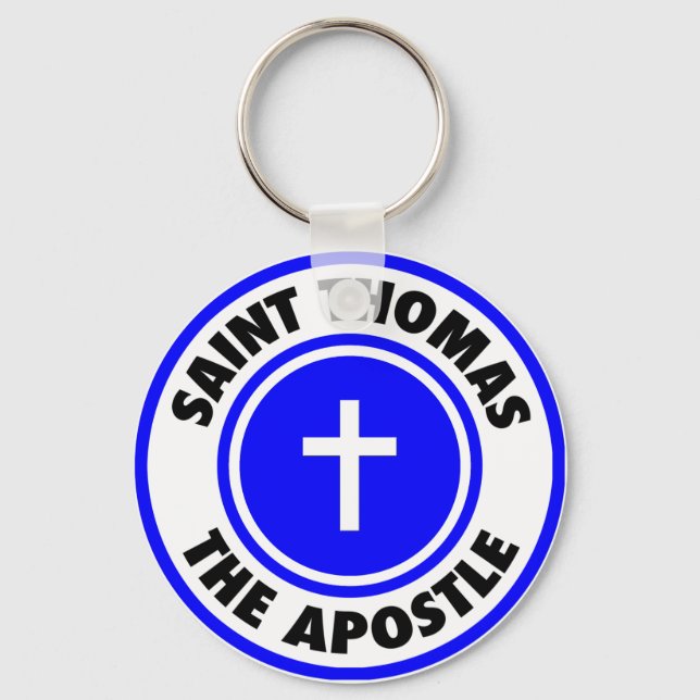 Saint Thomas the Apostle Key Ring (Front)