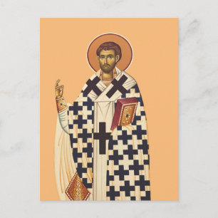 Saint Timothy of Ephesus Traditional Orthodox Art Postcard