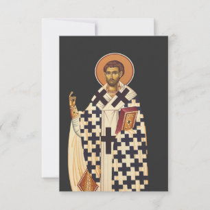 Saint Timothy the first Christian bishop of Ephes Thank You Card