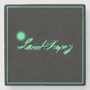 Saint-Tropez Côte d’Azur French Riviera Soleil Stone Coaster