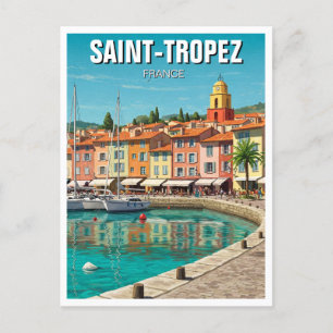 Saint-Tropez France Travel Postcard
