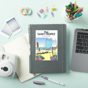 Saint-Tropez France travel poster 