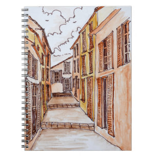 Saint-Tropez Streets French Riviera, France Notebook