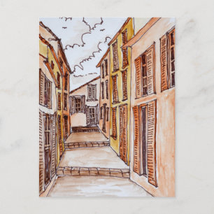Saint-Tropez Streets   French Riviera, France Postcard