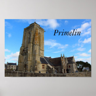 Saint Tugen chapel in Primelin Poster