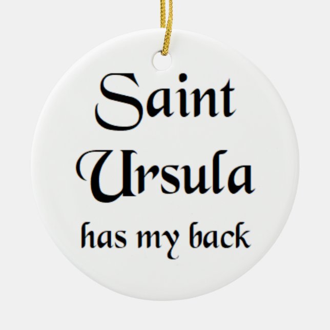 saint ursula coffee mug ceramic ornament (Front)