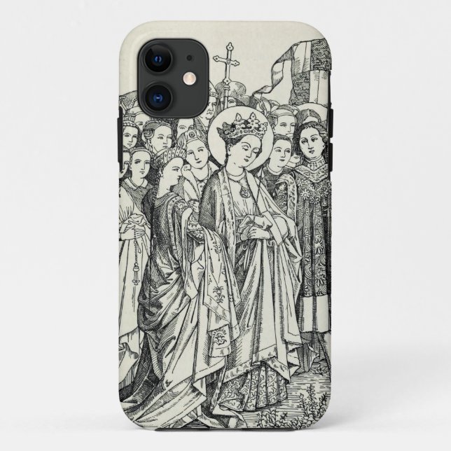 Saint Ursula virgin and martyr Case-Mate iPhone Case (Back)