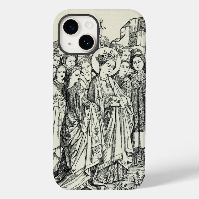 Saint Ursula virgin and martyr Case-Mate iPhone Case (Back)