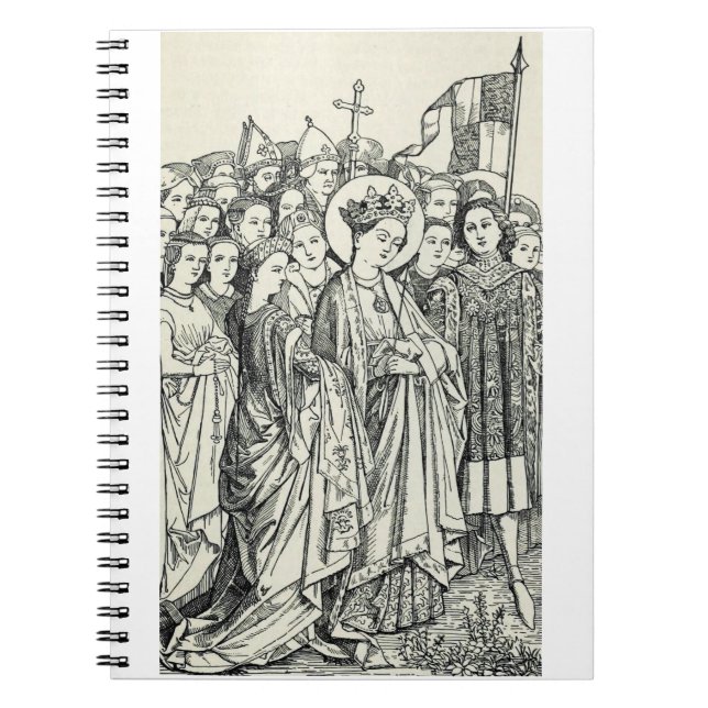Saint Ursula virgin and martyr Notebook (Front)