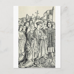 Saint Ursula virgin and martyr Postcard