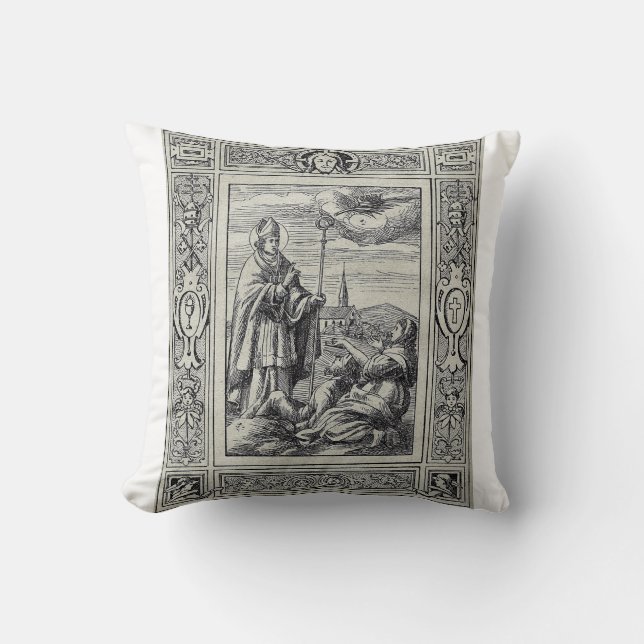 Saint Valentine Bishop of Terni  Cushion (Front)