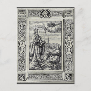 Saint Valentine Bishop of Terni Holiday Postcard